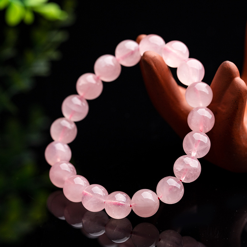 Natural Pink Crystal Bracelet - Image 3