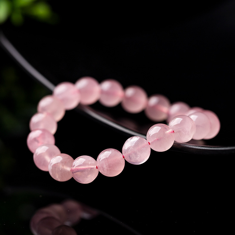 Natural Pink Crystal Bracelet - Image 2