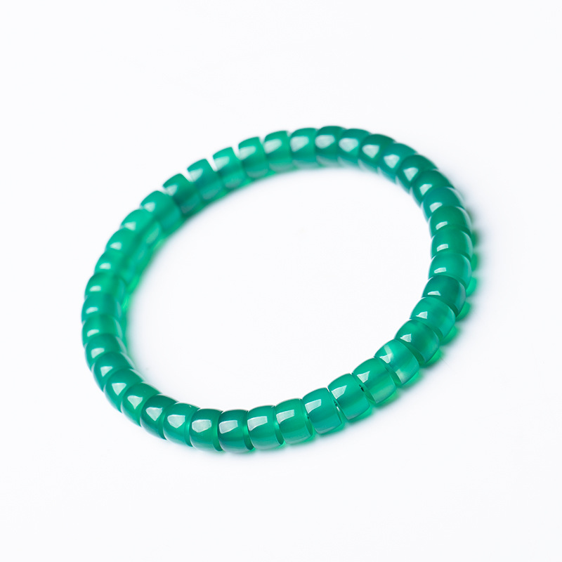 Glacier Green Agate Slices Bracelet - Image 3