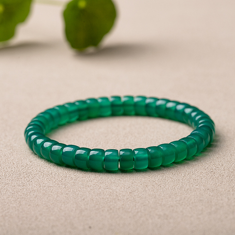 Glacier Green Agate Slices Bracelet - Image 5