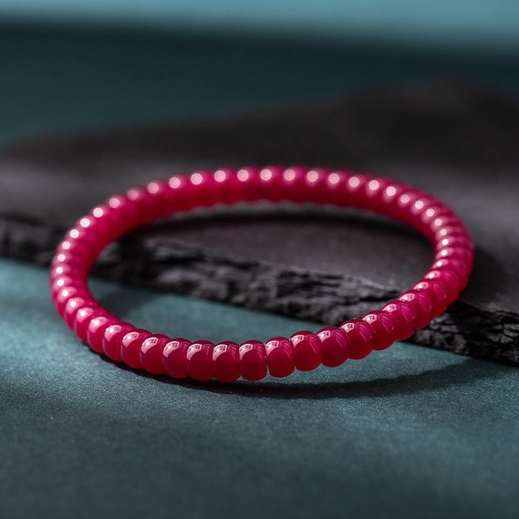 Ruby Disc Bracelet - Image 3