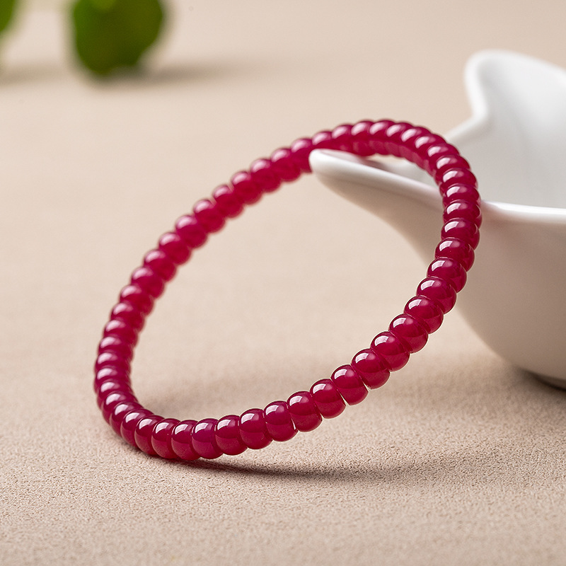Ruby Disc Bracelet - Image 2