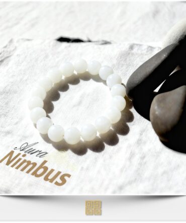 Mutton Fat Jade Beads Bracelet