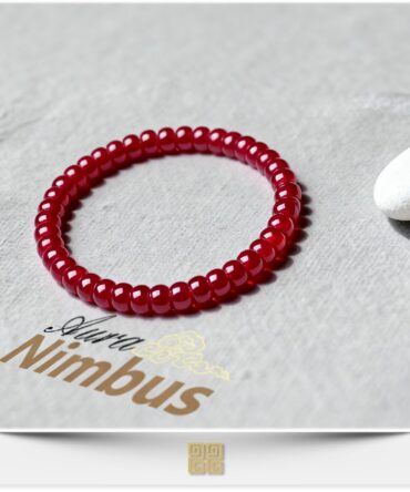 Ruby Disc Bracelet