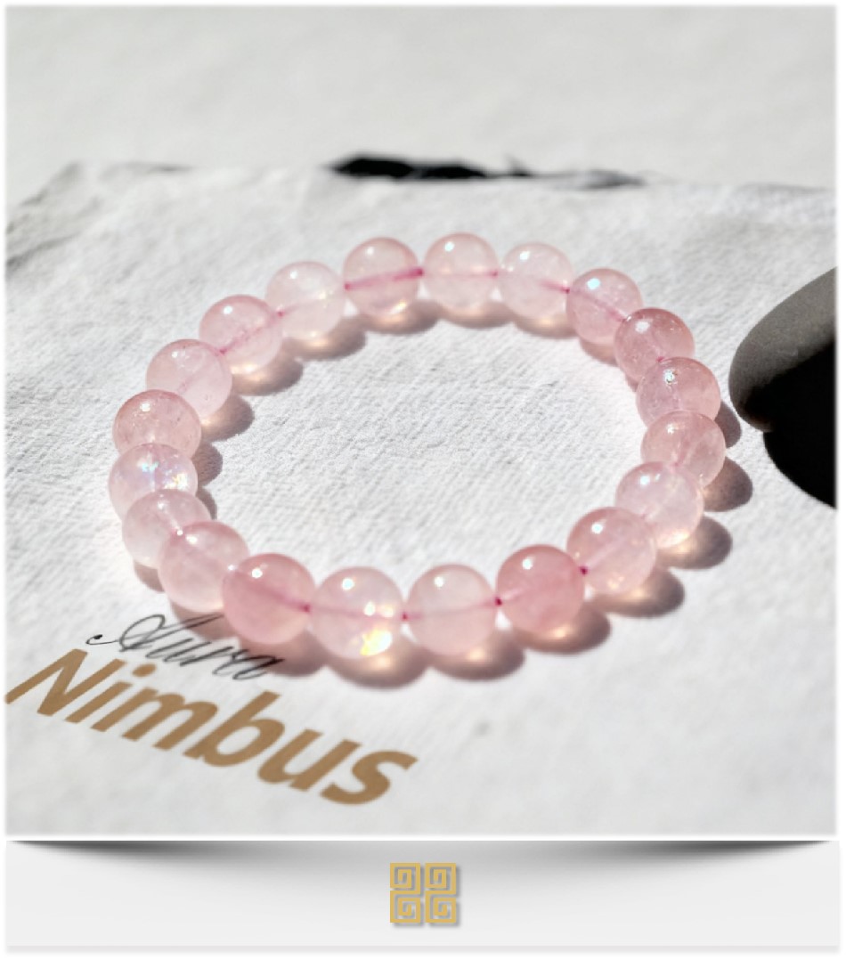 Natural Pink Crystal Bracelet