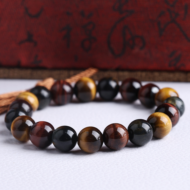 Multicolor Tiger Eye Bracelet - Image 4